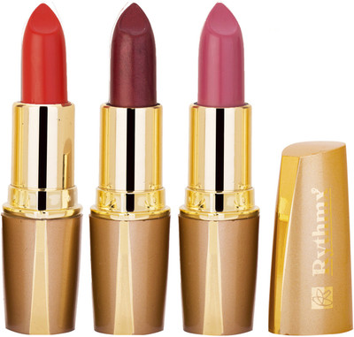 

Rythmx Golden Lipstick Combo 1406201625(Multicolor,, 11.4 g)