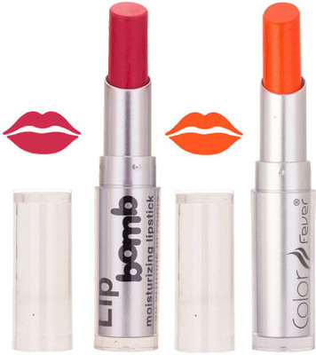Color Fever Hot Creamy Matte Girls Lipstick 313(Pink, Neon, 6.4 g)