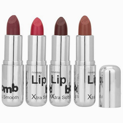 

Color Fever Silver Matte Lipstick Combo32 51 01 16(Hazelnut, Pink, Dark Mahroon, Mauve, 16 g)
