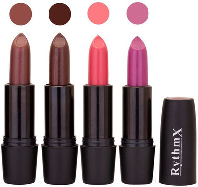 

Rythmx Black Important Lipstick Combo 10(Multicolor,, 16 g)