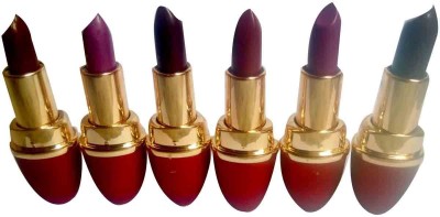 

Neckline Beautiful Long Lasting Lipstick Set of 6NM(Multicolor)