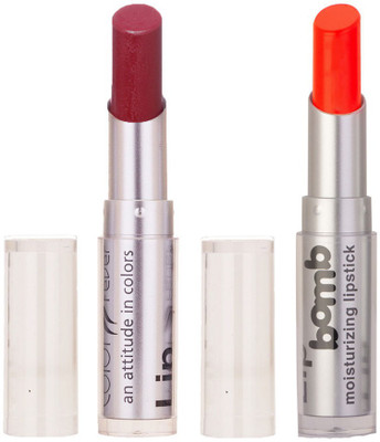 Color Fever Creamy Matte Limited Offer77160029Maroon,Neon Lipstick Set(Maroon, Neon, 6.4 g)