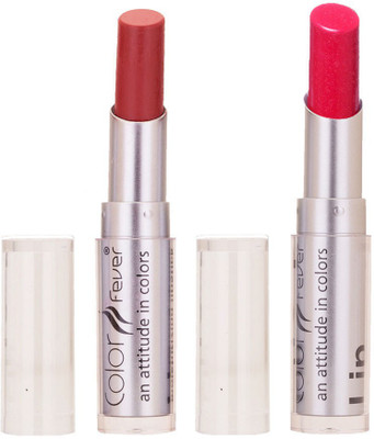 

Color Fever Creamy Matte Limited Offer77160215Peach, Pink Lipstick Set(Peach, Pink, 6.4 g)