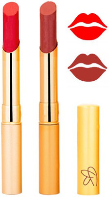 

Rythmx Red+Brik Red Color Lipstick Combo 231(Multicolor,)