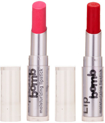 

Color Fever Creamy Matte Limited Offer77160322Pink, Pink Lipstick Set(Pink, Dark Red, 6.4 g)
