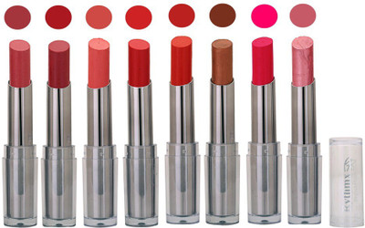 

Rythmx Rich Shades Smooth Matte Lipstick (Pack of 8) 551(Mauve,Peach,Red,Neon Pink,Shimmer Voilet)