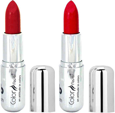 

Color Fever Creamy Matte Brick Red Lipstick 24201632(Brick Red, Neon Red, 8.4 g)