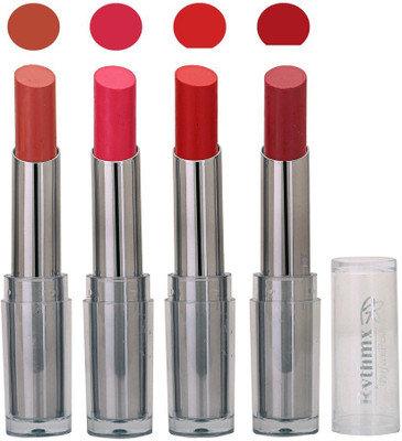 

Rythmx Lipstick in Copper,Pearl Pink,Red,Wine Pack of 4(Multicolor)