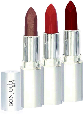 

Bonjour Professional 0369 Coffee Brick Red Dark Red Lipstick(Brick Red, Coffee, Dark Red, 11.4 g)