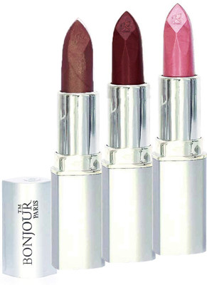 

Bonjour Professional 0245 Coffee Maroon Light Pink Lipstick(Maroon, Coffee, Light Pink, 11.4 g)