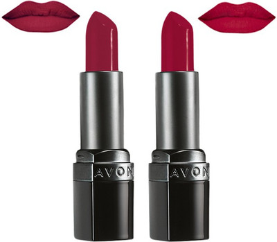 

Avon Ultra Color Matte Shades Lipstick (set of 2 of 3.8 g each)(matte merlot, matte garnet)