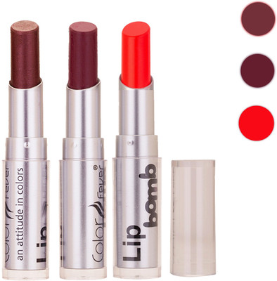 

Color Fever New Delhi Girls Selected Color Lipstick 79(Brown, Wine, Neon Orange, 9.6 g)