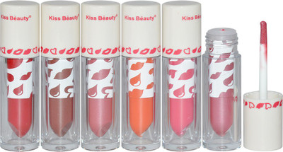 

Kiss Beauty Liquid Lipstick Pack of 6(THPO-A4, 7 ml)