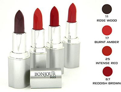 

Bonjour Paris Red Lipstick Set 11 17 25 67(Multicolor,, 16 g)
