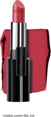 

L'Oreal Paris Infallible Lipstick(Red Fatale 343, 2.5 g)