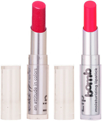

Color Fever Creamy Matte Limited Offer77160386Pink, Neon Pink Lipstick Set(Pink, Neon Pink, 6.4 g)