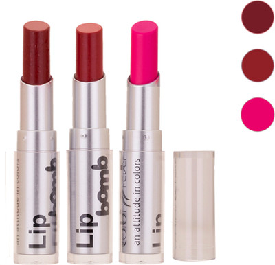 

Color Fever Delhi Ki Mashoor Lipstick 374(Maroon, Maroon, Neon Pink, 9.6 g)