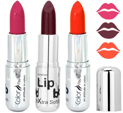 

Color Fever Dark Pink Color Lipstick 154201609(Multicolor,, 12.6 g)