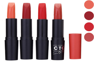 

OTG Colour Show Hot Lipstick 101(Pink-Maroon-Brick Red-Brown, 16.8 g)