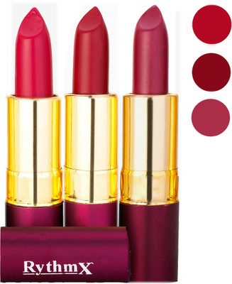 

Rythmx Matte Lipstick Combo 415 416 435(Multicolor,)