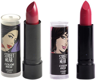 

Street Wear Berry Licious & XoXo Setof2 Lipstic(Multicolor, 4 g)