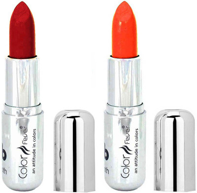 

Color Fever Creamy Matte Orange Lipstick 24061613(Dark Red, Orange, 8.4 g)