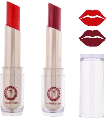 

COLORS QUEEN Glam Lipstick (Deep red, Maroon)(CQ-111, 4 g)