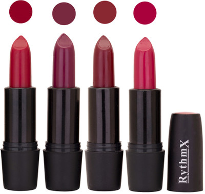 

Rythmx Black Important Lipsticks Combo 36(Multicolor,, 16 g)