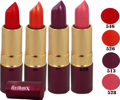

Rythmx Purple Lipstick Combo 546 526 513 528(Multicolor,)