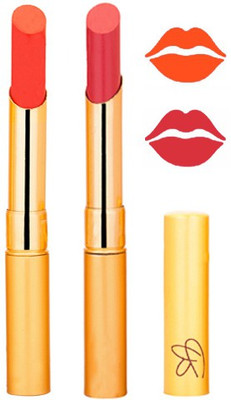 

Rythmx Orange+Peach Color Lipstick Combo 222(Multicolor,)