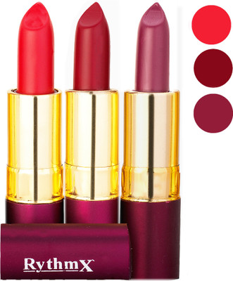 

Rythmx Matte Lipstick Combo 413 415 429(Multicolor,)