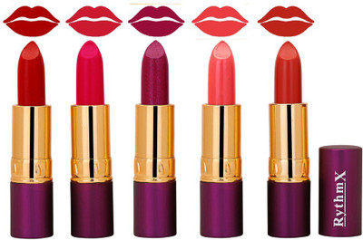 

Rythmx Matte Lipstick (Pack of 5, New Shades)884(Sahde-634)