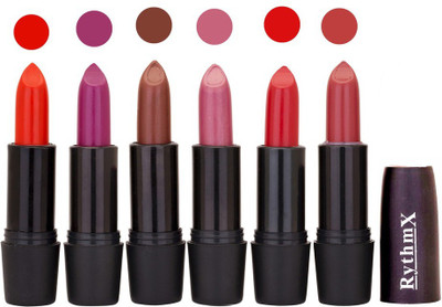 

Rythmx Multi Shade Soft Matte Lipstick (Pack of 6) 974(Shade - 014)