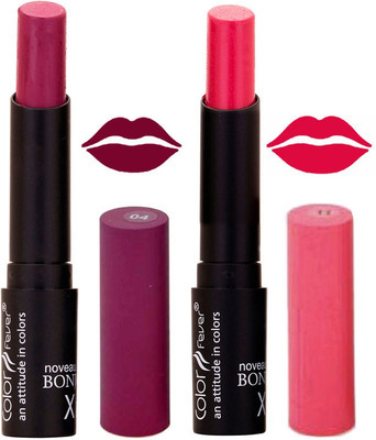 

Color Fever Purple Creamy Matte Lipstick-04-11(Purple, Pink, 7 g)