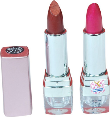 

Blue Heaven Follow Me Lipstick (Pack of 2) - Daark Pink & Brown(Multicolor, 7 g)