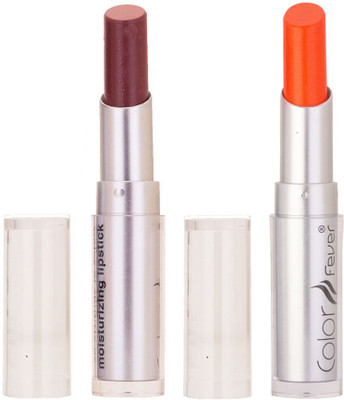 

Color Fever Creamy Matte Limited Offer77160181Chocolate, Neon Orange Lipstick Set(Chocolate, Neon Orange, 6.4 g)