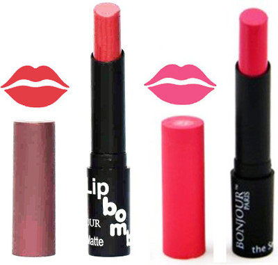 

Color Fever Creamy Matte Lipstick Combo 1-12(Multicolor,, 8 g)