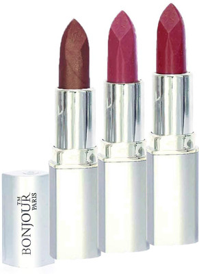 Bonjour Paris Professional 067 Coffee,Light Pink,Mauve Lipstick(Coffee, Light Pink, Mauve, 11.4 g)