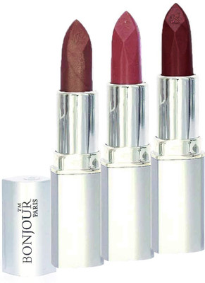 

Bonjour Paris Professional 007 Coffee,Mauve,Maroon Lipstick(Coffee, Mauve, Maroon, 11.4 g)