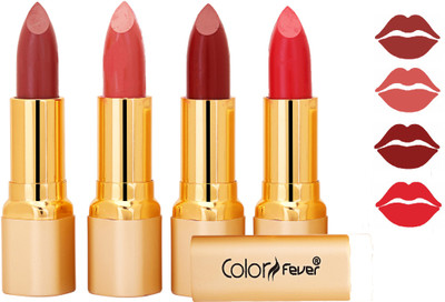 

Color Fever Absolute Non Transfer Matte Lipstick 18(Mauve, Peach, Red, Red, 16.8 g)