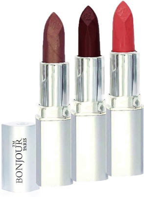 

Bonjour Professional 0221 Coffee Maroon Peach Lipstick(Maroon, Coffee, Peach, 11.4 g)
