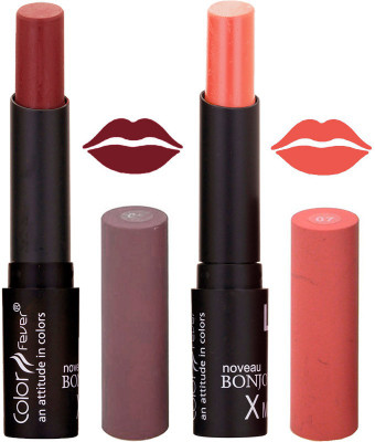

Color Fever Brown Creamy Matte Lipstick-01-07(Brown, Peach, 7 g)