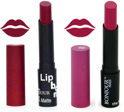 

Color Fever Creamy Matte Lipstick Combo 3-4(Multicolor,, 8 g)