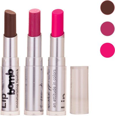 

Color Fever New Delhi Girls Selected Color Lipstick 126(Brown, Purple, Neon Pink, 9.6 g)