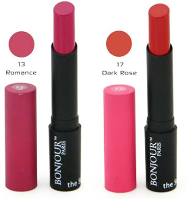

Bonjour Paris Color Cap Lipstick(Pink, Brown, 8.4 g)