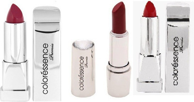 

Coloressence Multicolor Pack of 3 Lipsticks(Sparkling Rum, Valentine, Sweet Maroon, 4 g)