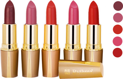 

Rythmx Creamy Matte Lipstick 2207201641 Light Red, Neon Pink, Brown, Light Brown, Pink Lipstick(Brown, Purple, Maroon, Red, 20 g)