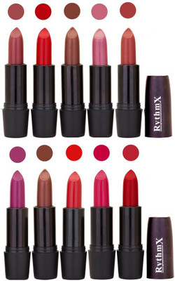

Rythmx Lipstick Wholesale Rate All Color Combo Set(Shade - 45)