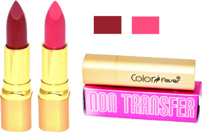 

Color Fever Brick Red Non Transfer Matte Lipstick-63(Pink, Brick Red, 8.4 g)