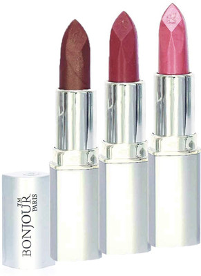 

Bonjour Paris Professional 014 Coffee,Mauve,Light Pink Lipstick(Coffee, Mauve, Light Pink, 11.4 g)